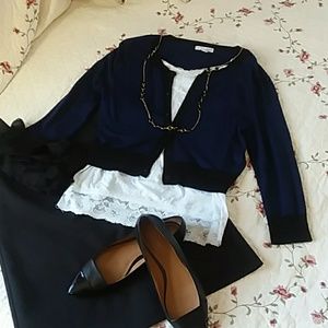 🌼NY&CO navy/black cardi